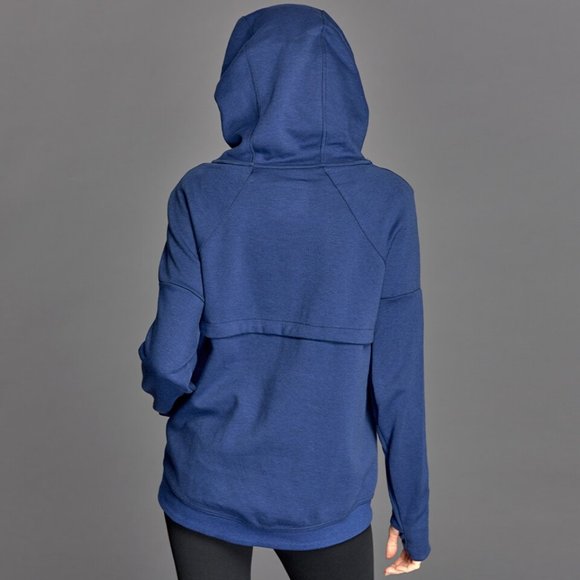 royal blue nike tech hoodie